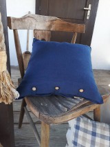 Úžitkový textil - Obliečka na vankúš Perfect Look Marine Blue - 11806331_