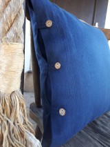 Úžitkový textil - Obliečka na vankúš Perfect Look Marine Blue - 11806332_