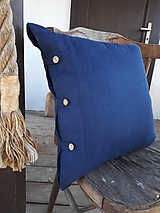Úžitkový textil - Obliečka na vankúš Perfect Look Marine Blue - 11806335_