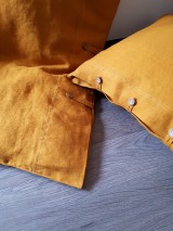 Úžitkový textil - Ľanové obliečky Perfect Look Orange - 11806513_