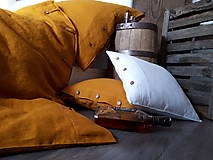 Úžitkový textil - Ľanové obliečky Perfect Look Orange - 11806539_