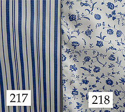 Úžitkový textil - FILKI posteľné návliečky na dvojpaplón (Modrotlačové vzory 217 + 218 kombinácia) - 11807794_