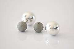 Náušnice - Silver point earrings - 11812742_