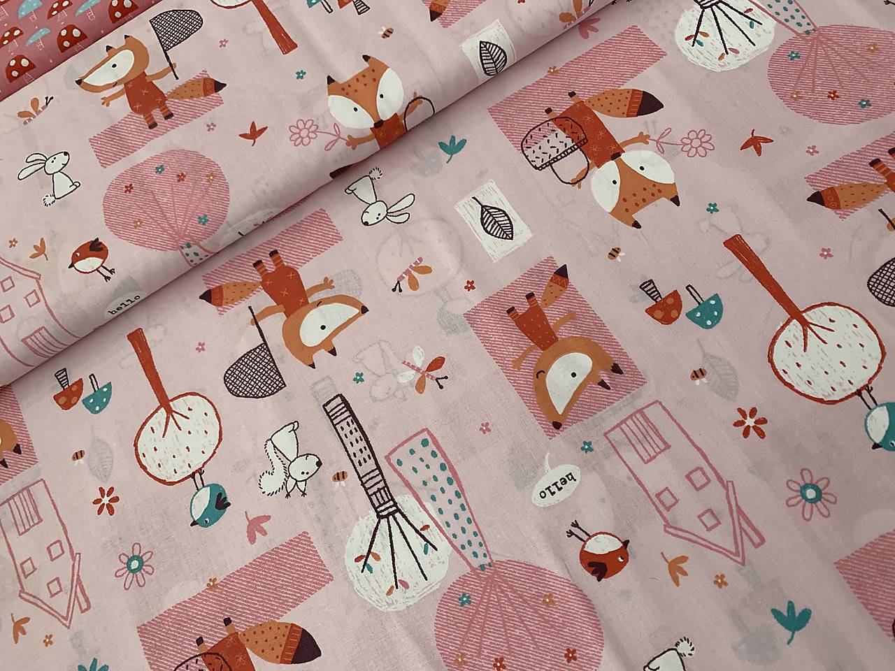 Bavlnene latky dovoz Francúzsko/Lištičky❤️