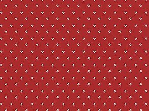 Textil - Šitie na želanie alebo ako materiál (Červená) - 11815741_