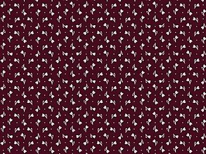 Textil - Šitie na želanie alebo ako materiál (Bordová) - 11815745_
