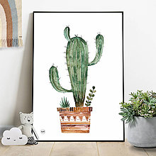 Kresby - Art Print - kaktus - 11823600_