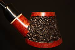 Pánske doplnky - Štýlová fajka z briárového dreva #2008 - 11820731_