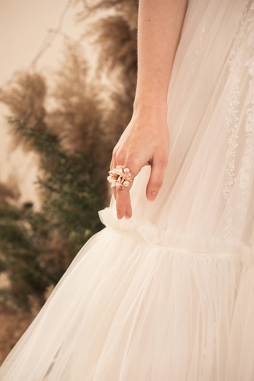 Kvetinový prstienok "rozkvitnutý sad"