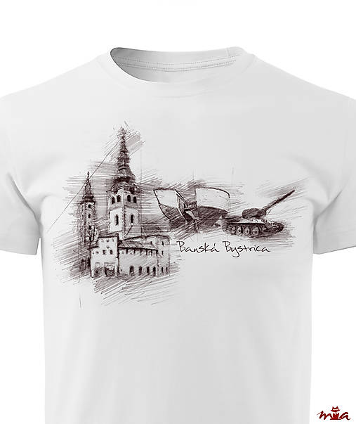  - Pánske tričko - Banská Bystrica (krátkorukávové XL) - 11826857_