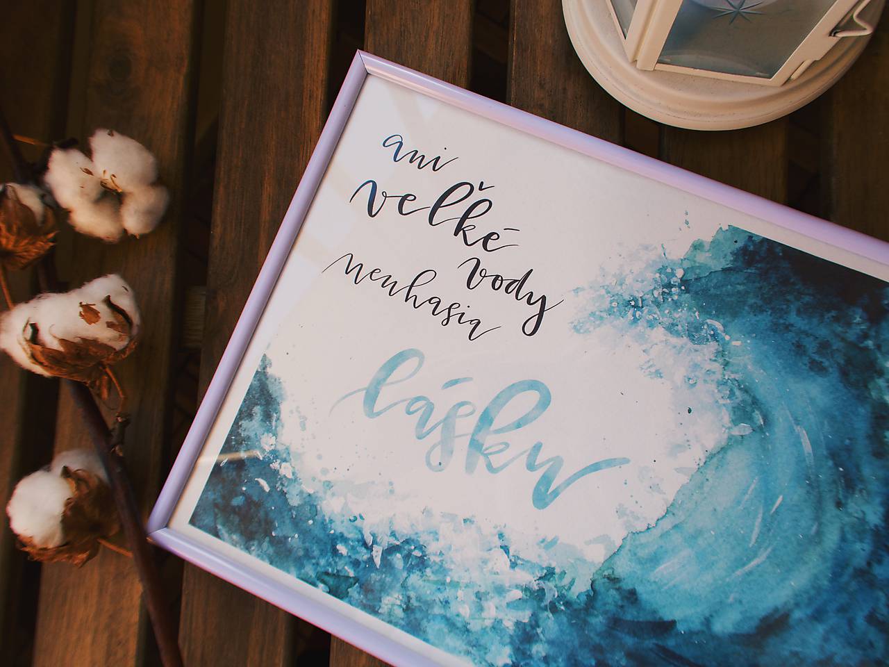 ANI VODY NEUHASIA LÁSKU - art print (A5 (15x21cm))