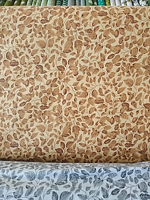 Textil - Bavlnené látky (hnedé - karamel) - 11842610_