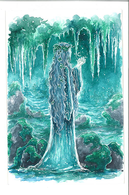  - Elfka z krajov nevídaných Art Print - 11844435_