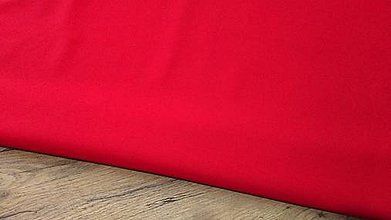 Textil - Bavlnená látka - Červená - cena za 10 centimetrov (Červená) - 11845161_