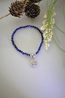 Náramky - strom života lapis lazuli náramok - 11850977_