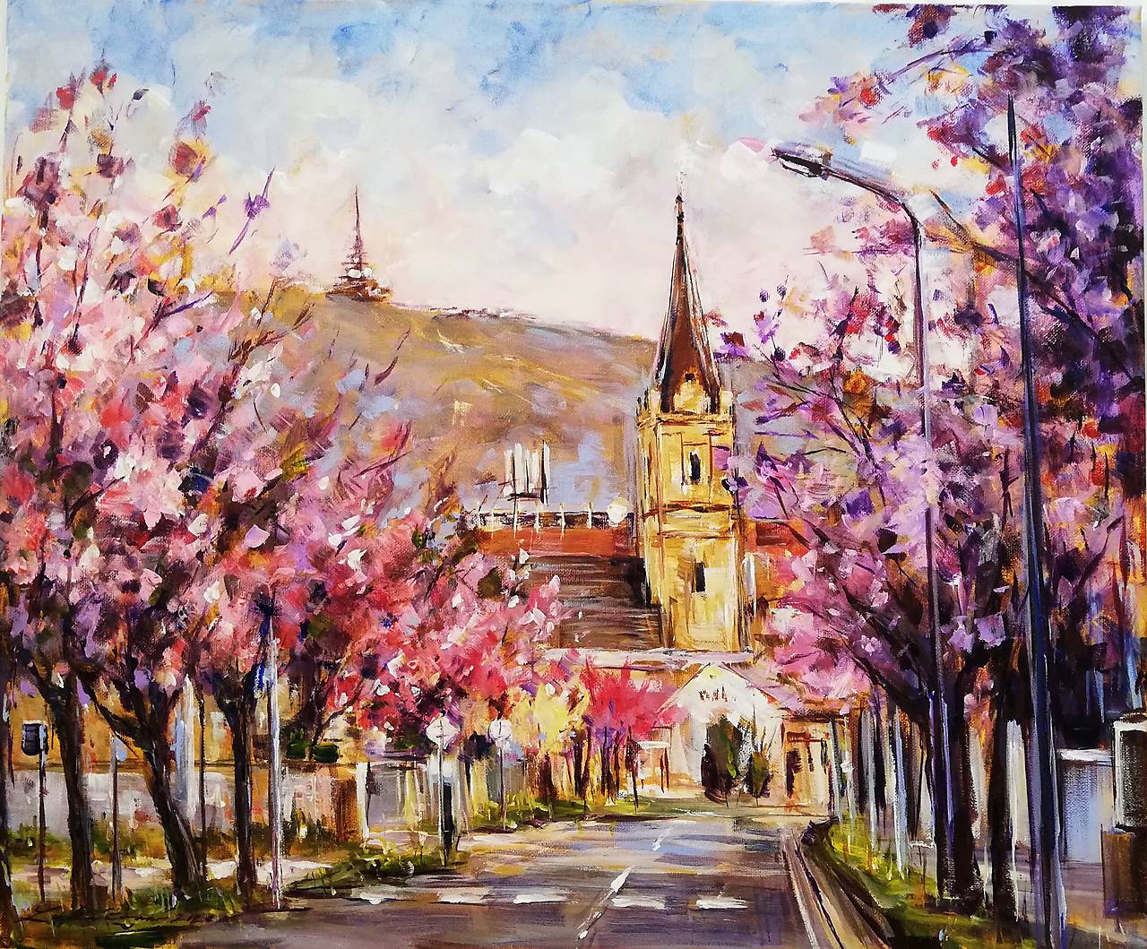 Ulica Nitry so sakurou