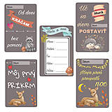 Papiernictvo - Milnikove kartičky zvierata 30 ks (A5) - 11858812_