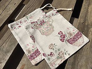 Úžitkový textil - vrecúško nostalgia - 11858869_