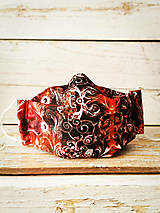 Rúška - Exkluzívne rúško s tvarovateľným plieškom Giron - ružové (Červená) - 11864878_