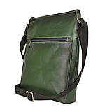 Pánske tašky - Luxusná kožená etua z hovädzej kože, ručne farbená, tmavo zelená farba - 11869392_
