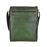 Pánske tašky - Luxusná kožená etua z hovädzej kože, ručne farbená, tmavo zelená farba - 11869395_