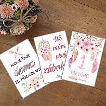 Papiernictvo - Milnikove kartičky kvety (A5) - 11868577_