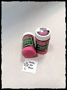 Farby-laky - Akrylová farba-tabuľová, ružová - 11870613_
