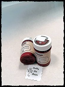 Farby-laky - Akrylová farba praskajúca-burgundi - 11877220_