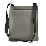 Pánske tašky - Crossbody kožená taška v šedej farbe - 11885871_
