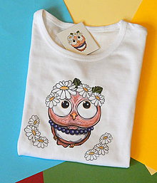 Detské oblečenie - ZĽAVA - Detské tričko s dlhým rukávom - OčiPuči Margarétka - 11895827_