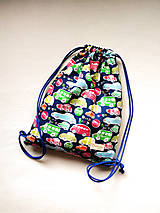 Detské tašky - Školské vrecko - batoh, autíčka - 11895397_