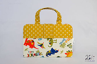 Detské tašky - Detský kufrík - pastelkovník Dinosaury - 11901861_