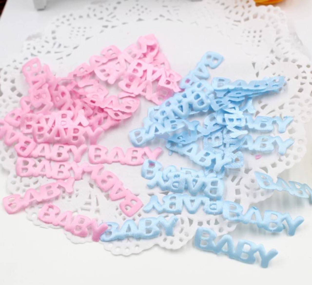 Saténová aplikácia BABY 1 x 3,5 cm