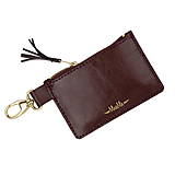 Peňaženky - Kožená mini peňaženka MARATHON (Meď/Bronz) - 11908278_