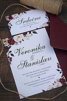 Papiernictvo - Svadobné oznámenie "Jesenná svadba" ❤ - 11914168_