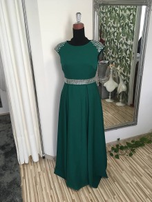 Šaty - Smaragdové šaty - 11912726_