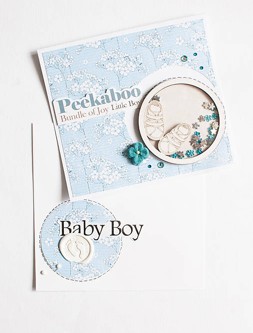 Papiernictvo - Pohľadnica baby blue - 11916128_