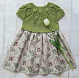 Detské oblečenie - Šaty ...Lúčne kvety (2-3 roky) - 11921895_