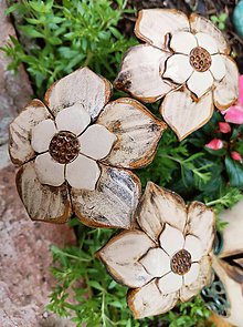Dekorácie - Keramické kvety veľké II. - 11922515_