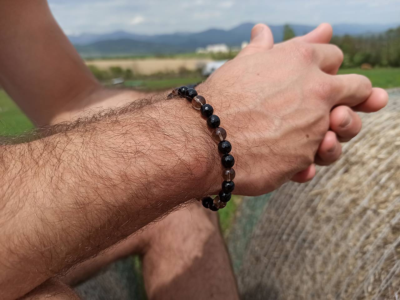 Náramok  Ónyx a Záhneda
