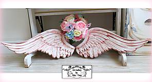 Anjelské krídla "Shabby rose" 