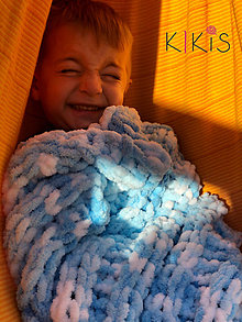 Úžitkový textil - Deka Feri - vhodná aj pre detičky som špeciálnymi potrebami ♿️ - 11938920_