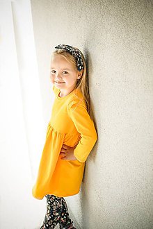 Detské oblečenie - Slniečkovo žlté šaty - 11935051_