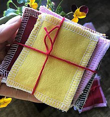 Úžitkový textil - zerowaste odličovacie tampóny - 11935976_