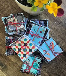 Úžitkový textil - zerowaste odličovacie tampóny - 11935986_
