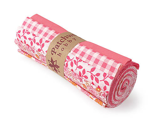 Textil - Bavlnené látky - rolka Pink Flower - 11935363_