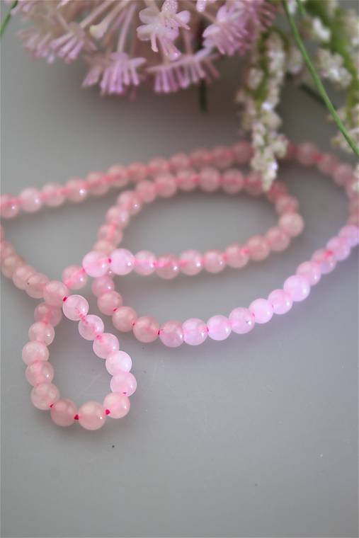 Minerály - ruženín korálky 4mm SUPERAKCIA! - 11945436_