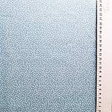 Textil - nepravidelné bodky; 100 % bavlna Francúzsko, šírka 150 cm (belasá) - 11941249_