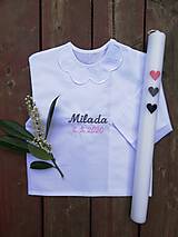 Detské oblečenie - Set na krst Modesty Grey - 11941296_