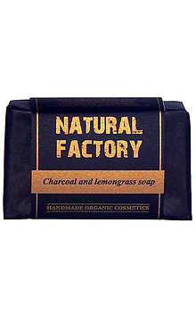 Telová kozmetika - Prírodné mydlo - Aktívne uhlie a citrónová tráva - 11940423_